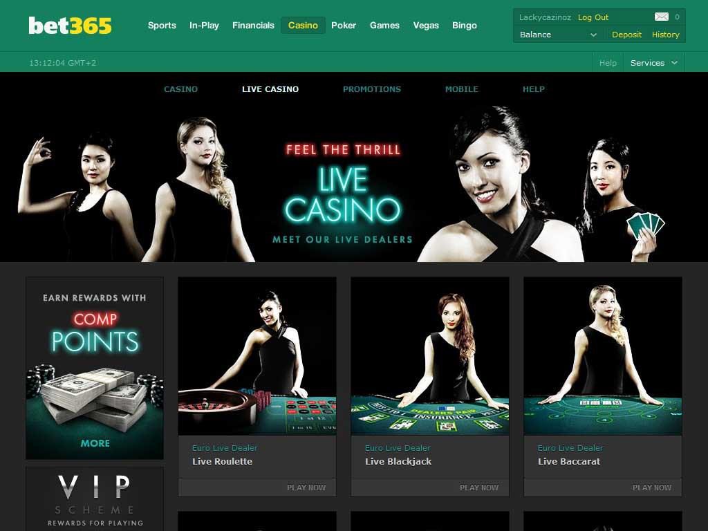 Top 7 Live Dealer Casinos - bet365