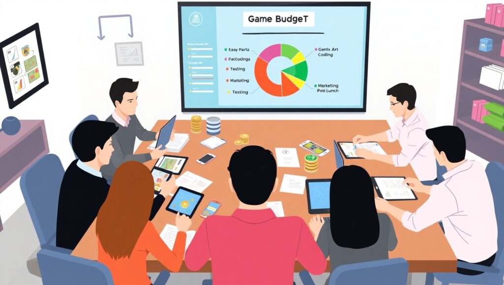 Game Budget illustration