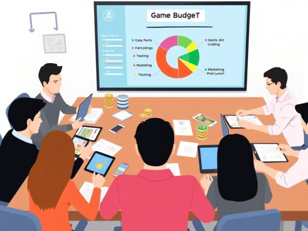 Game Budget illustration